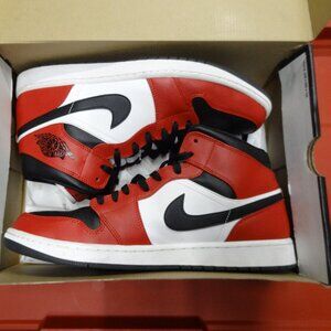 Air Jordan 1 Mid Chicago Toe- Men's size 14